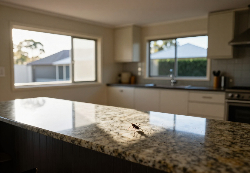 Ant-free backyard in Arncliffe after treatment